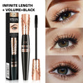 5D Black Waterproof Mascara Lengthens Eyelashes Extension Thick Silk Fiber Mascara Female Makeup Eye Cosmetics Tools for Gifts Qme Q845