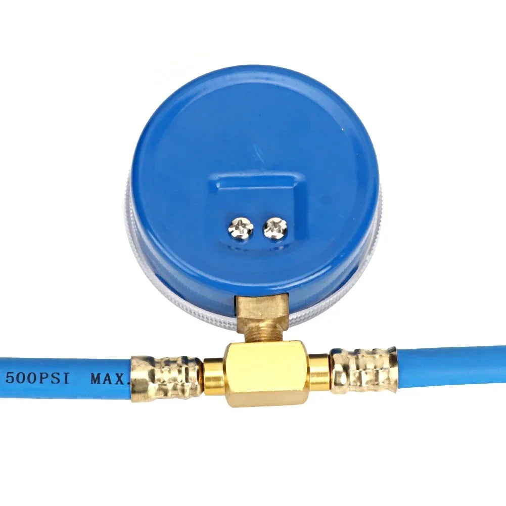 R134A Recharge Measuring Hose Can Tap Gauge Refrigerant Charging Pipe Adapter Air conditioning Car accessories Qme