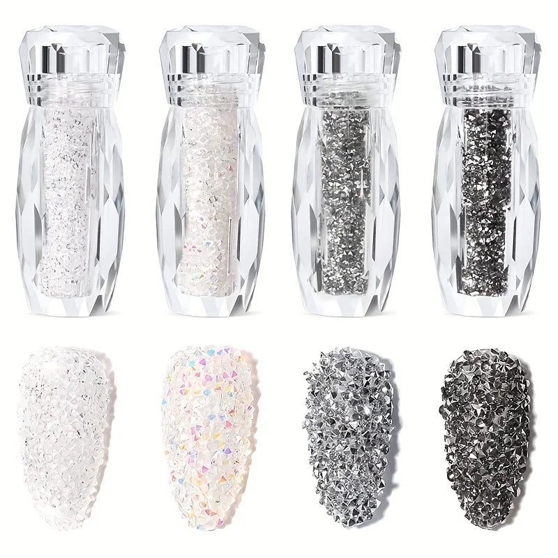 Fairy Micro Crystal Beads 3D Nail Art Accessories DIY Pixie Design Qme