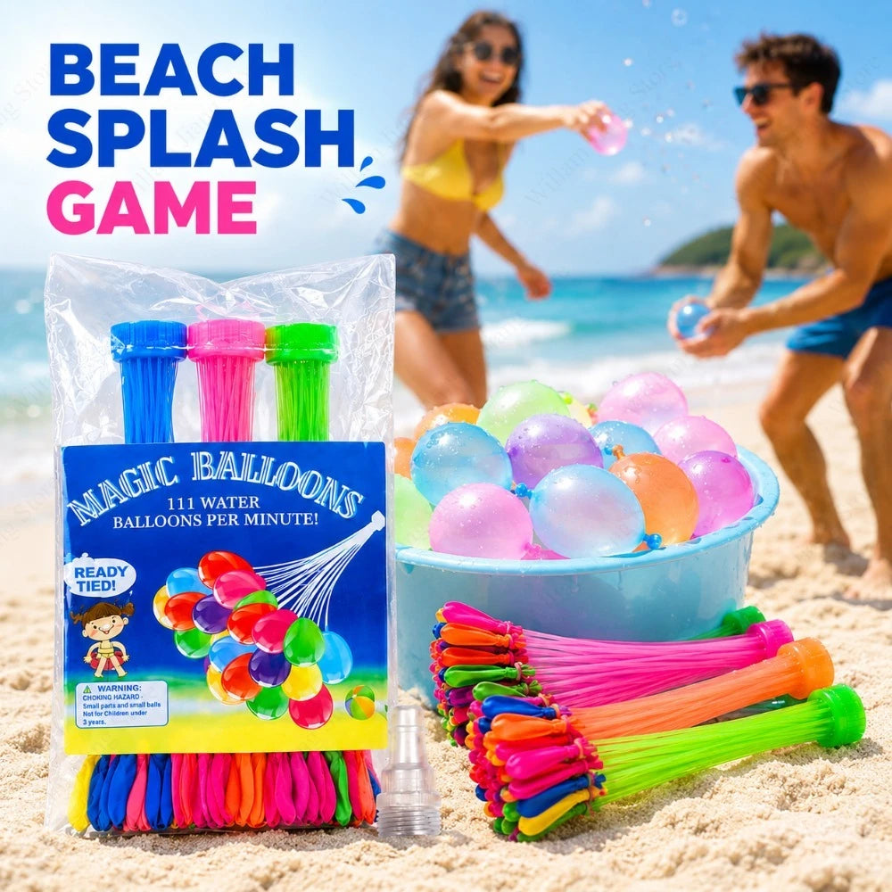 1/3/5 PCS Quick Self-filling Water Balloons Summer Play Toy for Beach Pool Party Outdoor Team Games Holiday Festive Activities Qme