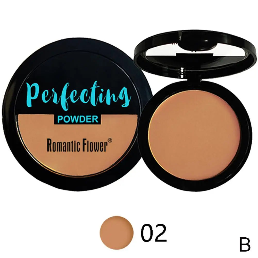 Dark Matte Setting Powder Invisible Matte Poreless Pressed Face Powder Makeup Lightweight Breathable Oil Control Deep Concealer Qme 02 CN