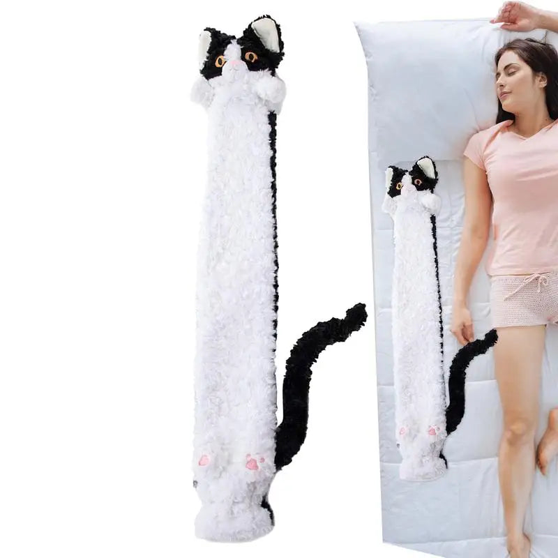 Water Bottle Long Cat Bag Pouch Cute Cartoon Leak-proof Warm Cold Qme