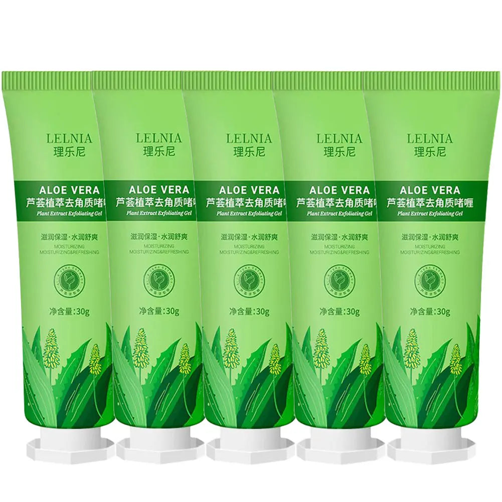 Facial Exfoliating Gel Non-scrub Gentle Exfoliant Face Body Dead Skin Qme 5pcs