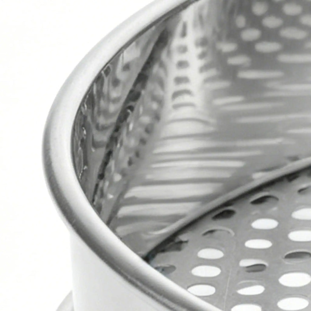 Dirt Sifter Gardening Round Hole Mesh Strainer Stainless Steel Gravel Qme