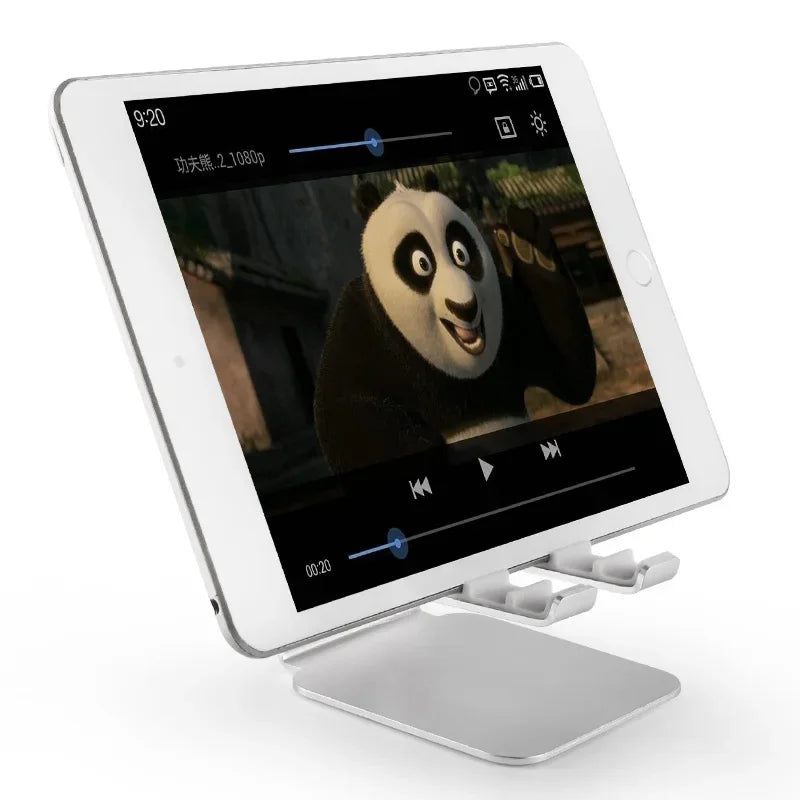 Universal Tablet Desktop Stand for IPad 7.9 9.7 10.5 11 Inch Metal Rotation Tablet Holder for Samsung Xiaomi Huawei Phone Tablet Qme