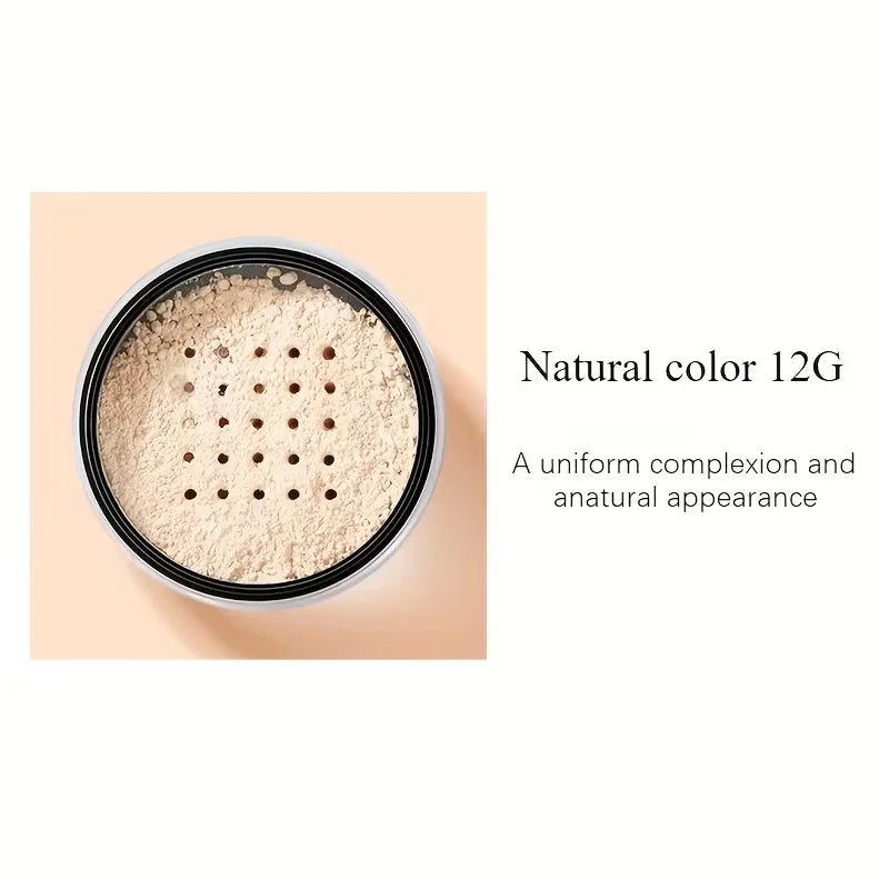 Hydrating Flawless Setting Powder Natural Nude Finish Strong Oil Qme natural color
