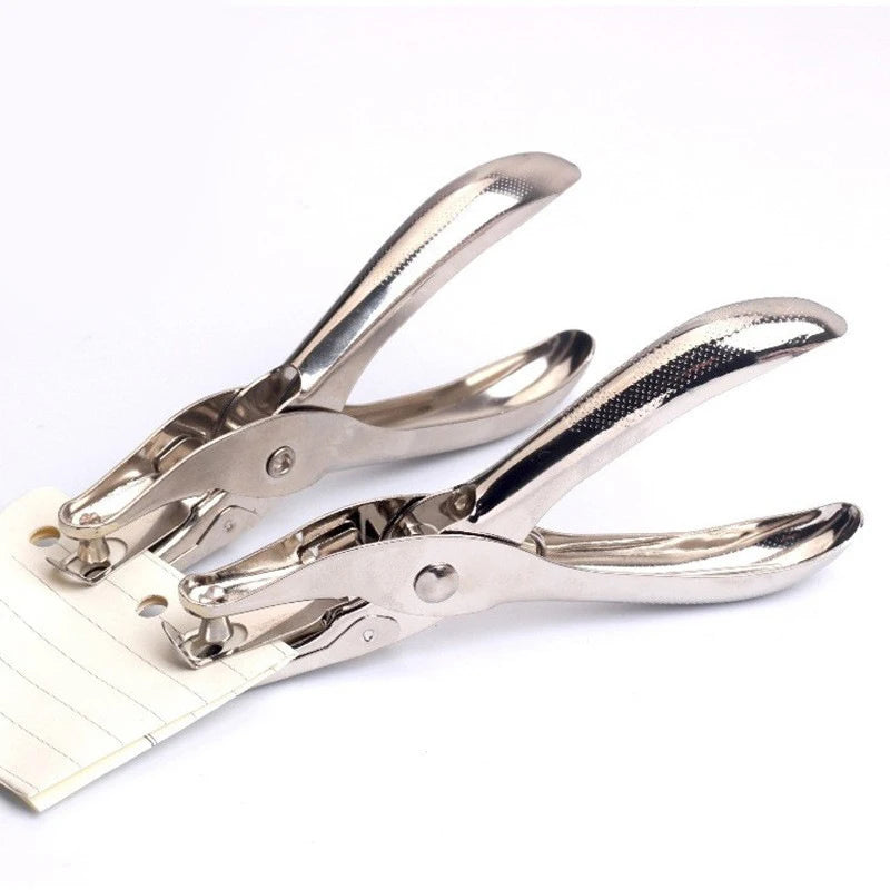 3/6mm Single Hole Punch 8 Sheet Capacity Diameter Hole Puncher Hand Paper Scrapbooking Punches for Home Office School Supplies Qme