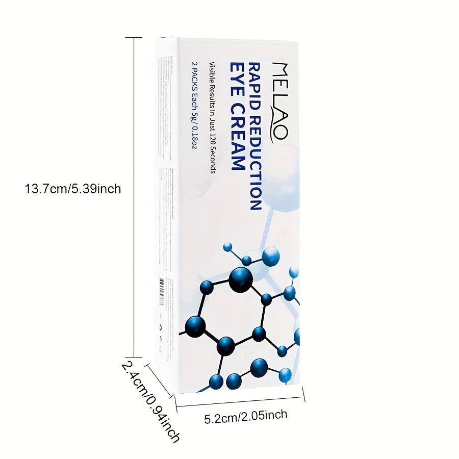 Melao Rapid Reduction Eye Cream Rapidly Reducing Bagginess Puffiness Dark Circles and Wrinkles Qme