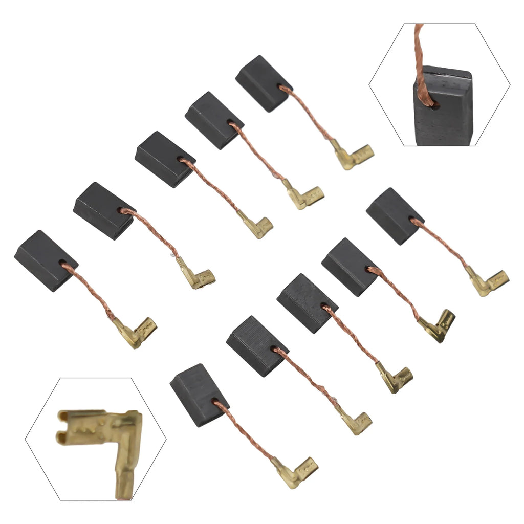 5/10 PCS Carbon Brushes CB459 Replacement For GA4530R /GA4534/ JS1000 /GA5030 Angle Grinder Power Tools Accessories Qme