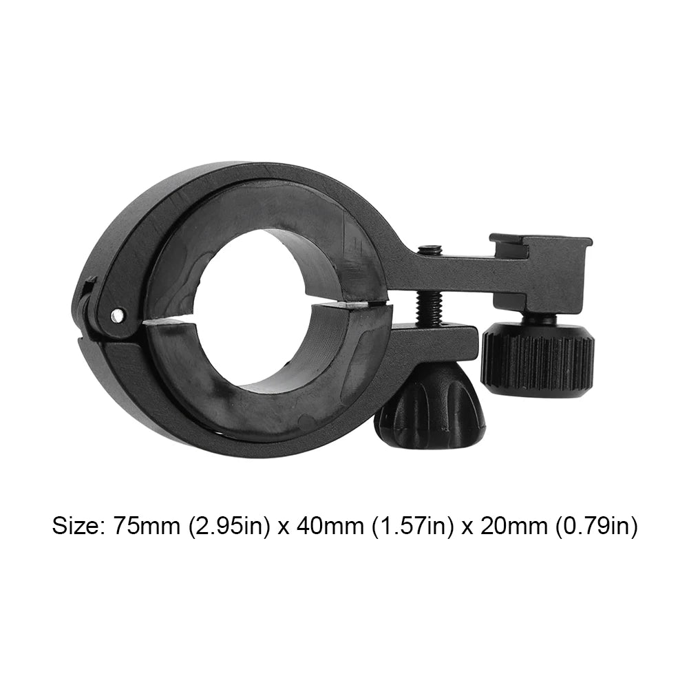 Bicycle Light Front Bracket Aluminum Alloy Bike Lamp Support Rack Lightweight Bicycle Light Mounting Bracket Bicycle Accessories Qme