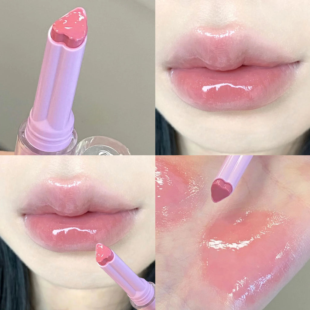 Gege Bear Garden Pink Rabbit Solid Lip Gloss Moisturizing Watery Qme
