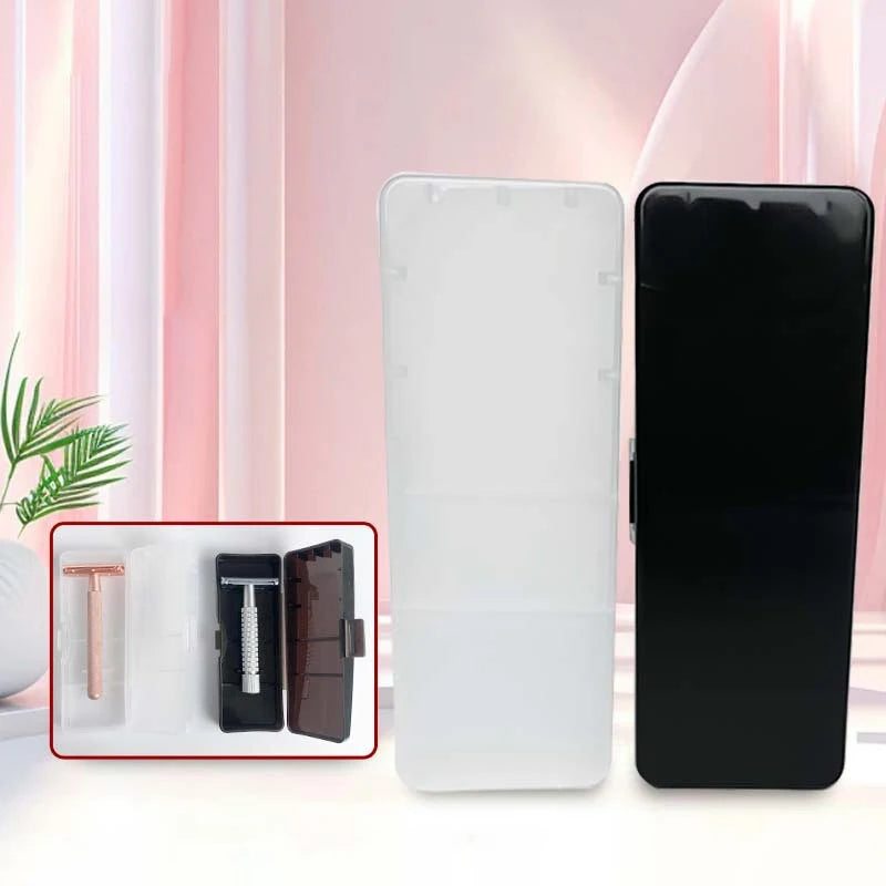 Eco-friendly PP Shaving Box Men Universal Shaver Storage Handle Full Qme