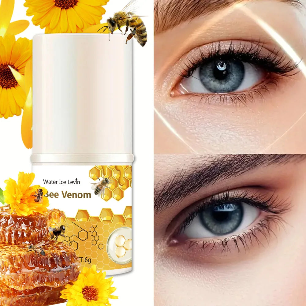 Bee venom Eyes Cream stick Dark Circles Remove Eye Bags Under Eye Hyaluronic Acid Moisturizing Serum Against Puffiness Eye Care Qme