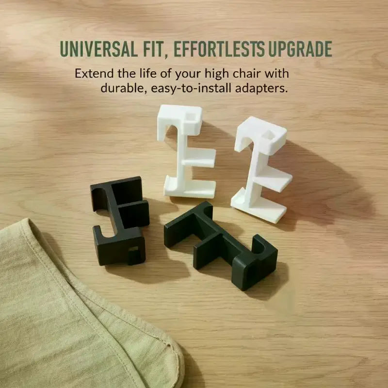 Secure ABS Baby Chair Fasteners (1 Pair) - Universal Connecting Clips for High Chair & Stroller Repair Qme
