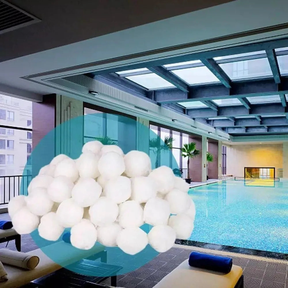 200/300/500/700g Swimming Pool Filter Cleaning Balls Water Purification Fiber Sewage Treatment Fish Tank Filter Cotton Balls Qme