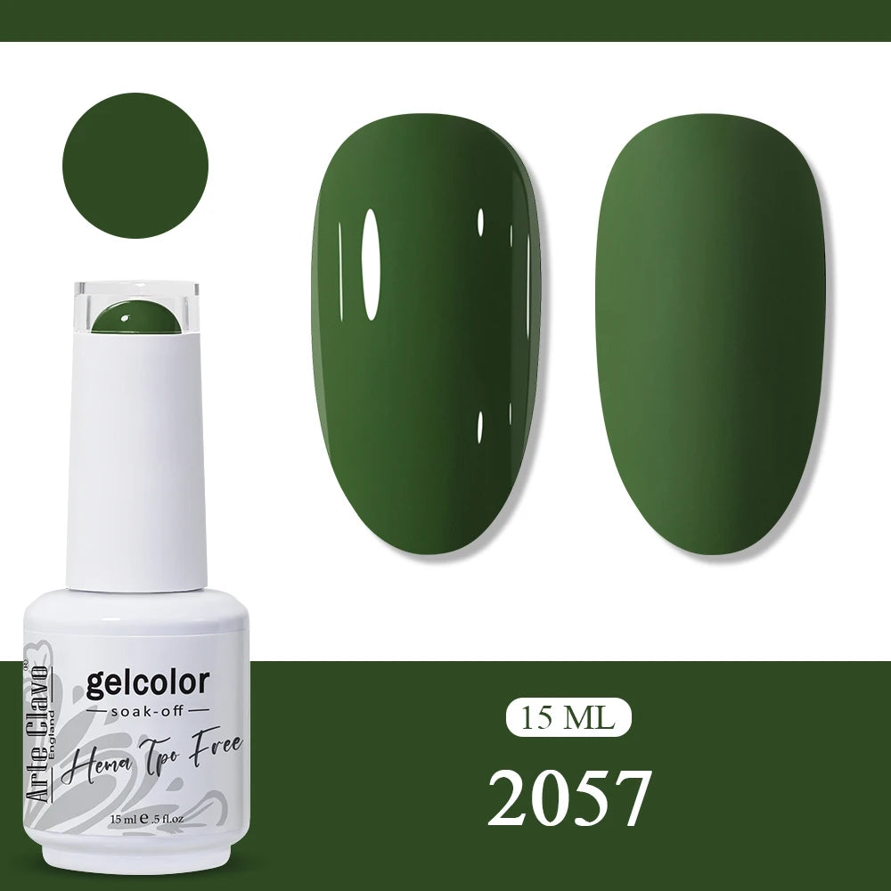 Arte Clavo Neon Rainbow Colors Gel Nail Polish Semi Permanent Art UV