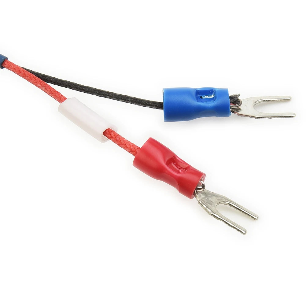 1 Set Universal K-Type Thermocouple Block Ceramic Kiln Probe 2372/1300 Degree F/C 11G High Temperature Controller Tools Qme