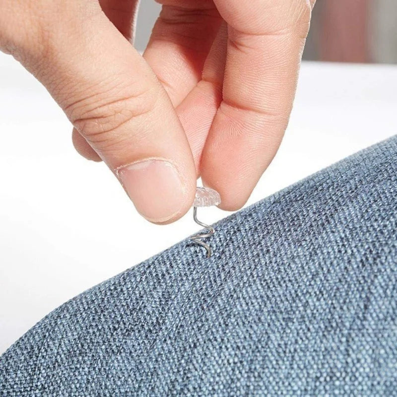 50PCS/Box Pins Sofa Rotates and Fixes Twisted Nails with Fixed Quilt Bed Sheets Anti-slip Buckle Qme
