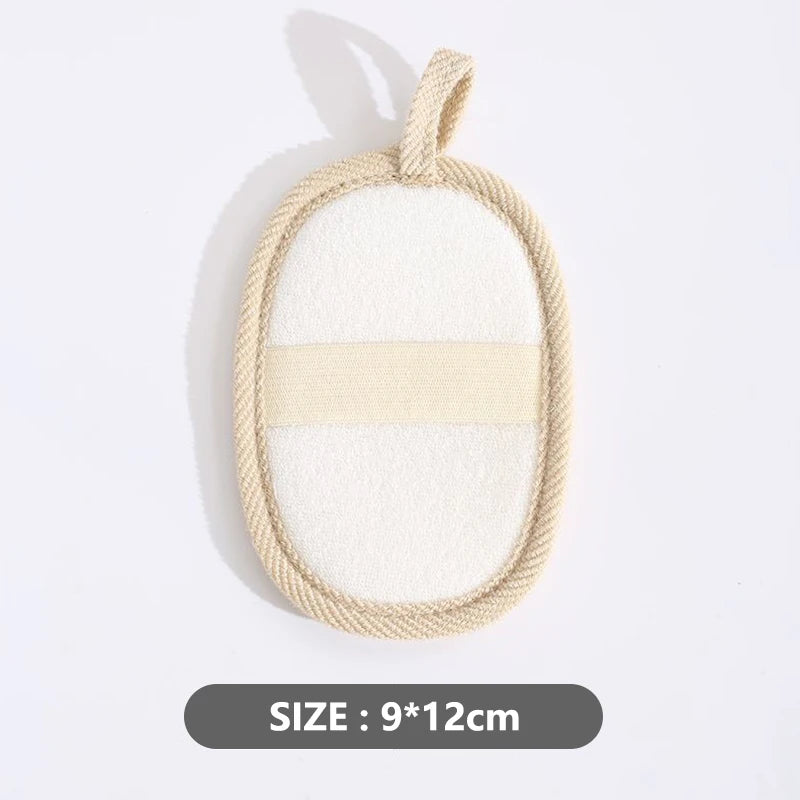 Natural Loofah Sponge Soft Bath Sponges Exfoliating Skin Health Cleaning Tool Bath Shower Brushes Unisex Foam Loofah Bath Brushe Qme A3