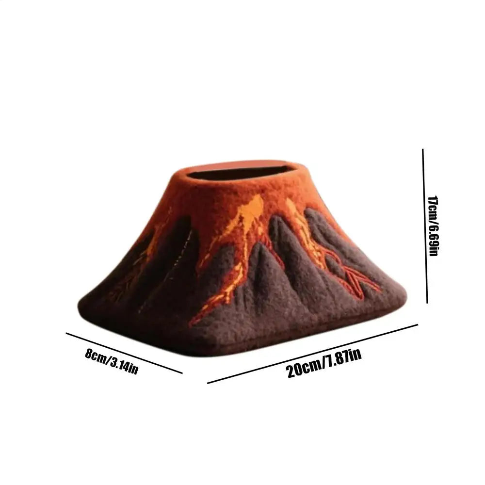 Tissue Box Holder 3D Mountain-Shaped Creative Night Stands Napkin Case Dispenser For Bathrooms Dining Rooms TV Stands Weddings Qme C China Mainland