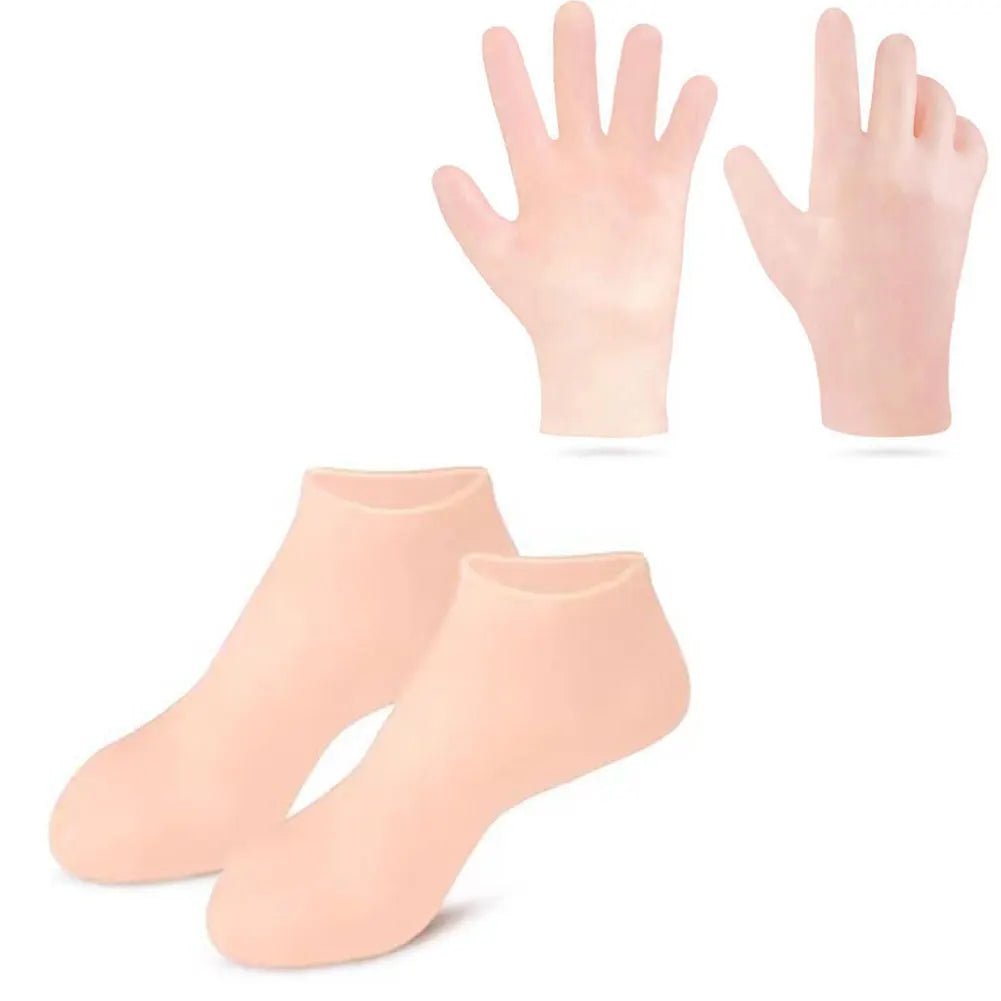 Moisturizing Socks Exfoliating Gel Heel Preventing Dryness Cracked Qme Nature 1 set