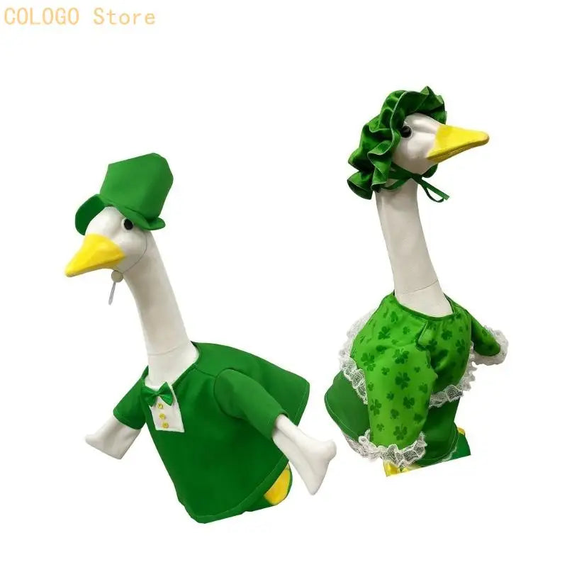 Multifunctional Patrick's Day Attire Suit Porch Geese Feature Qme