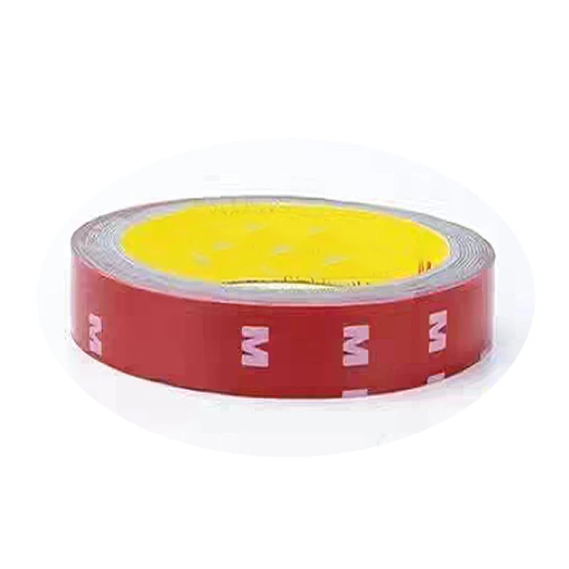 Strong Double Sided Adhesive Tape With High Viscosity For Automotive Use High Temperature Resistant Fixed Adhesive Patch Qme red 15mm
