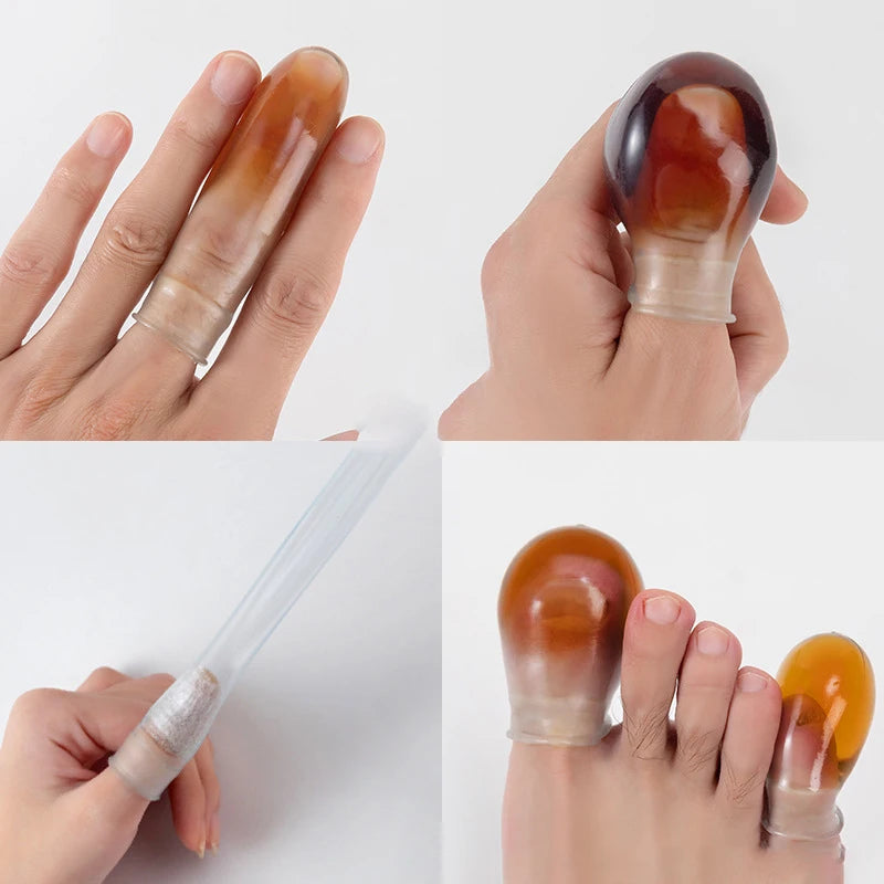 Waterproof Soak Potion Finger Cots Protective Covers Toe Injuries Qme