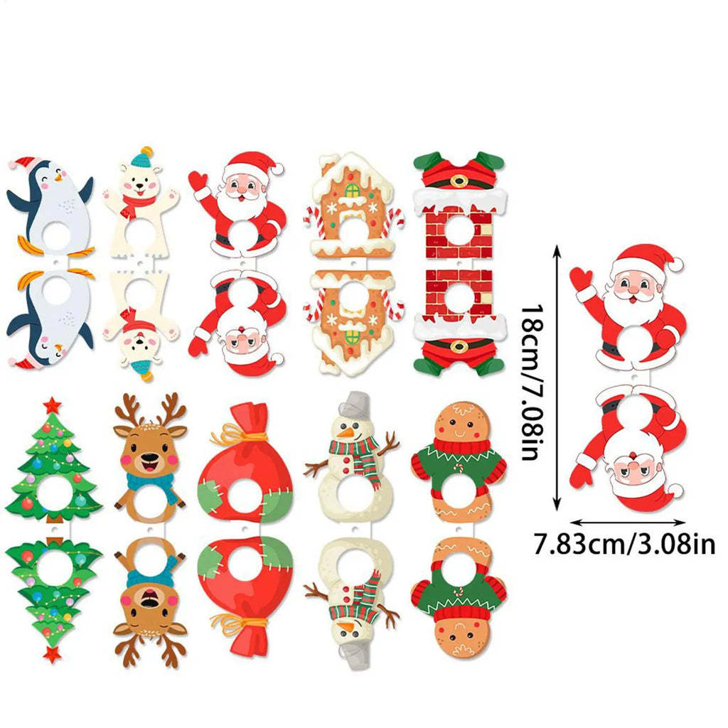 Christmas Candy Holders Snowman Lollipop Holder Cute Party Supplies Qme