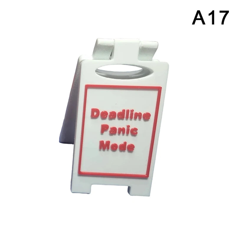 Humorous Office Desk Sign-"Coffee,Then Work" "Busy" Home Office Desktop Decoration Unisex Colleague Gift, Multi-Functional Qme A17