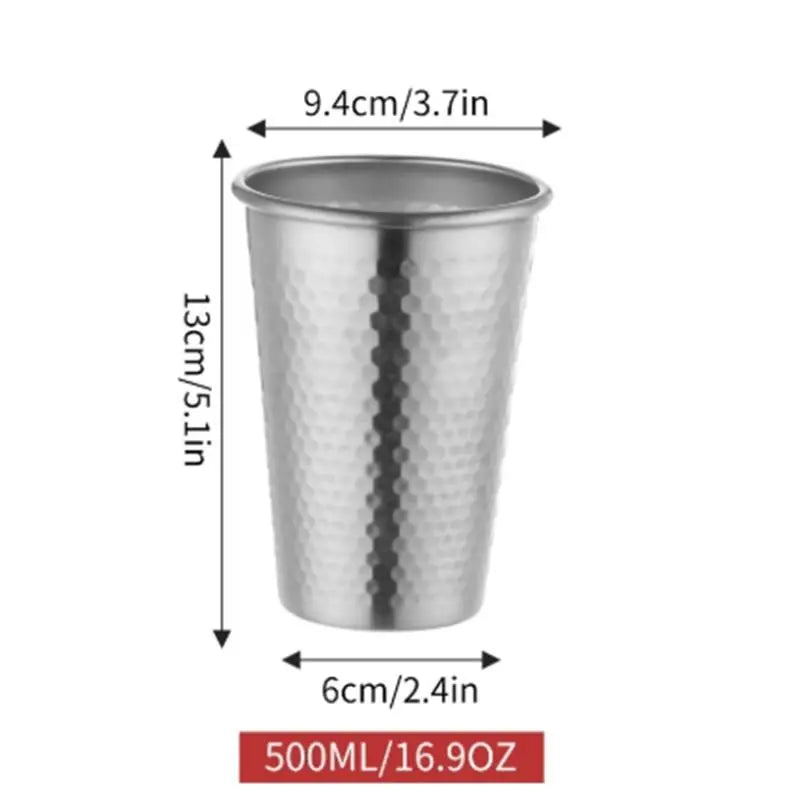 Stainless Steel Water Mug Double Wall Insulated Cold Beer Cup Anti-scald Anti-fall Coffee Travel Mug Qme 1 D
