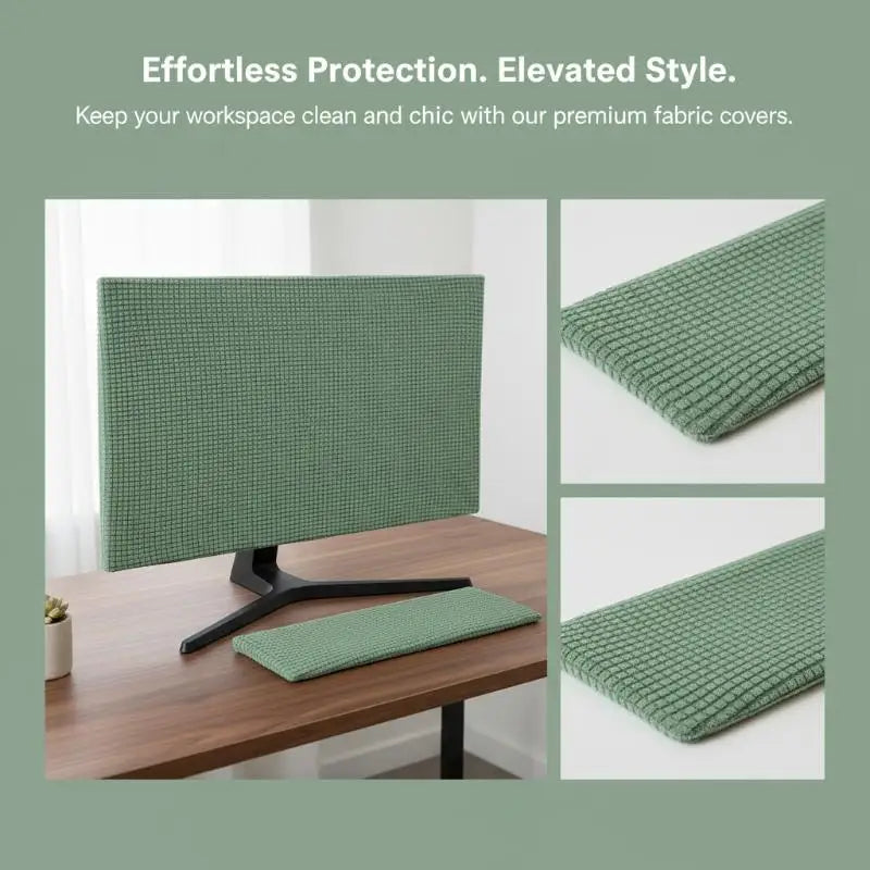 Dustproof Sleeve Stretchable Fabric Computer Cover 19-37inches Screen Qme