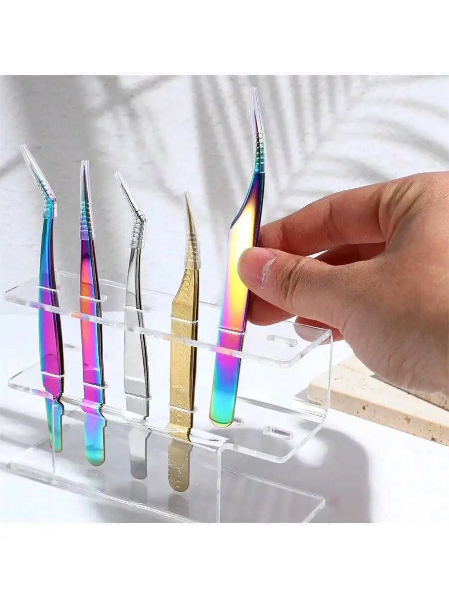Acrylic Eyelash Tweezers Display Holder-eyelash Extension Qme
