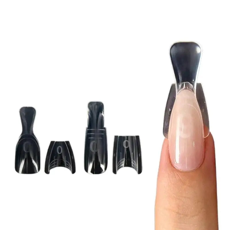 Coffin Nail Forms Mold Salon Acrylic Extension Professional Sandwich Qme