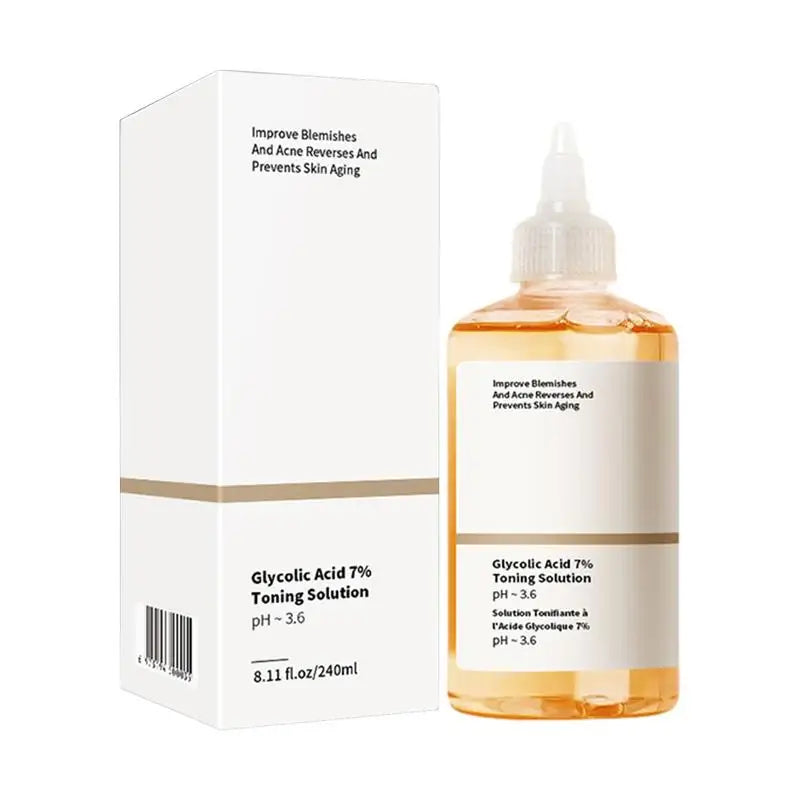 Remove Acne Fade Acne Glycolic Acid 7% Toner Removing Closed Mouth Acne Moisturizing Skin Prevents Skin Aging Fruit Acid Essence Qme 240ml China Mainland