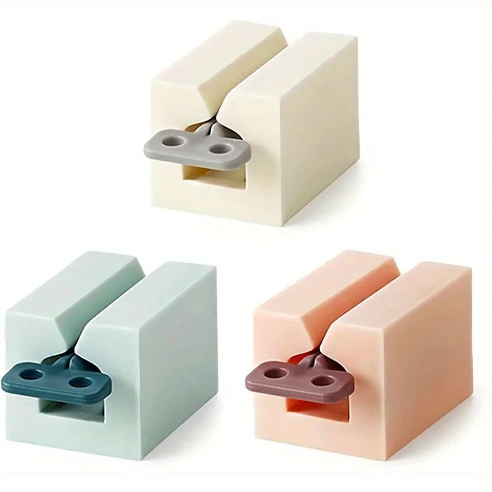 Toothpaste squeeze tube with a scrubbing handle Roll-type storage box, suitable for the bathroom, can save toothpaste and lotion Qme