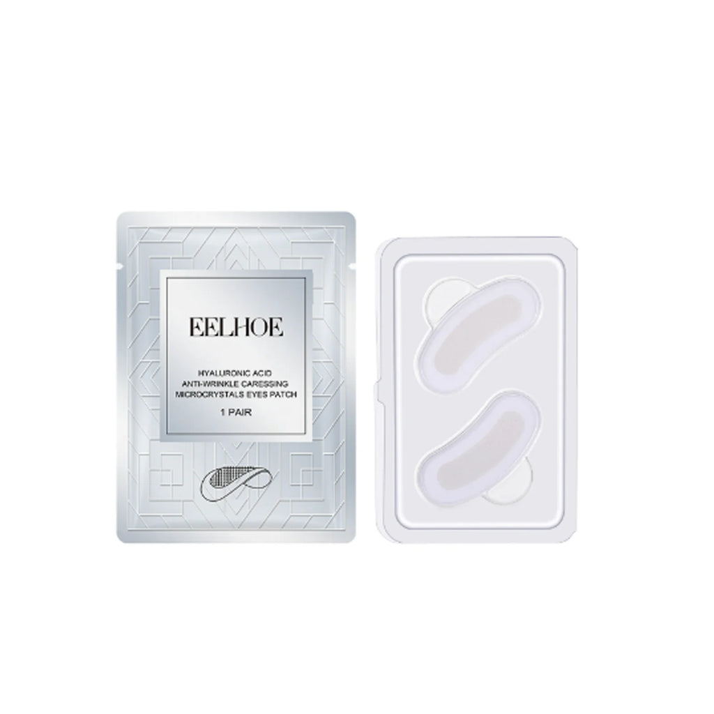 Micro-needle Eye Patch Hyaluronic Acid Anti-Wrinkle Fade Eye Fine Lines Moisturizing 0.25mm Caressing Microcrystals Eyes Patch Qme 1pair