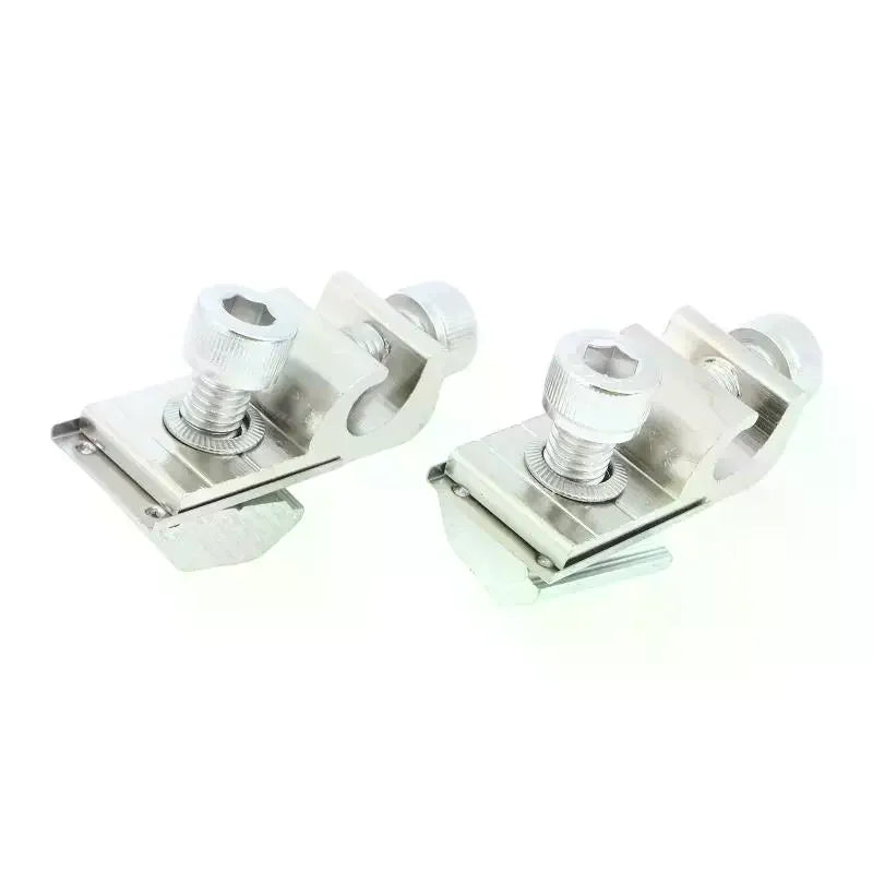 5/10pcs Solar Mounting System Grounding Clip Lug Bracket Clamps Photovoltaic Support Parts Solar Qme