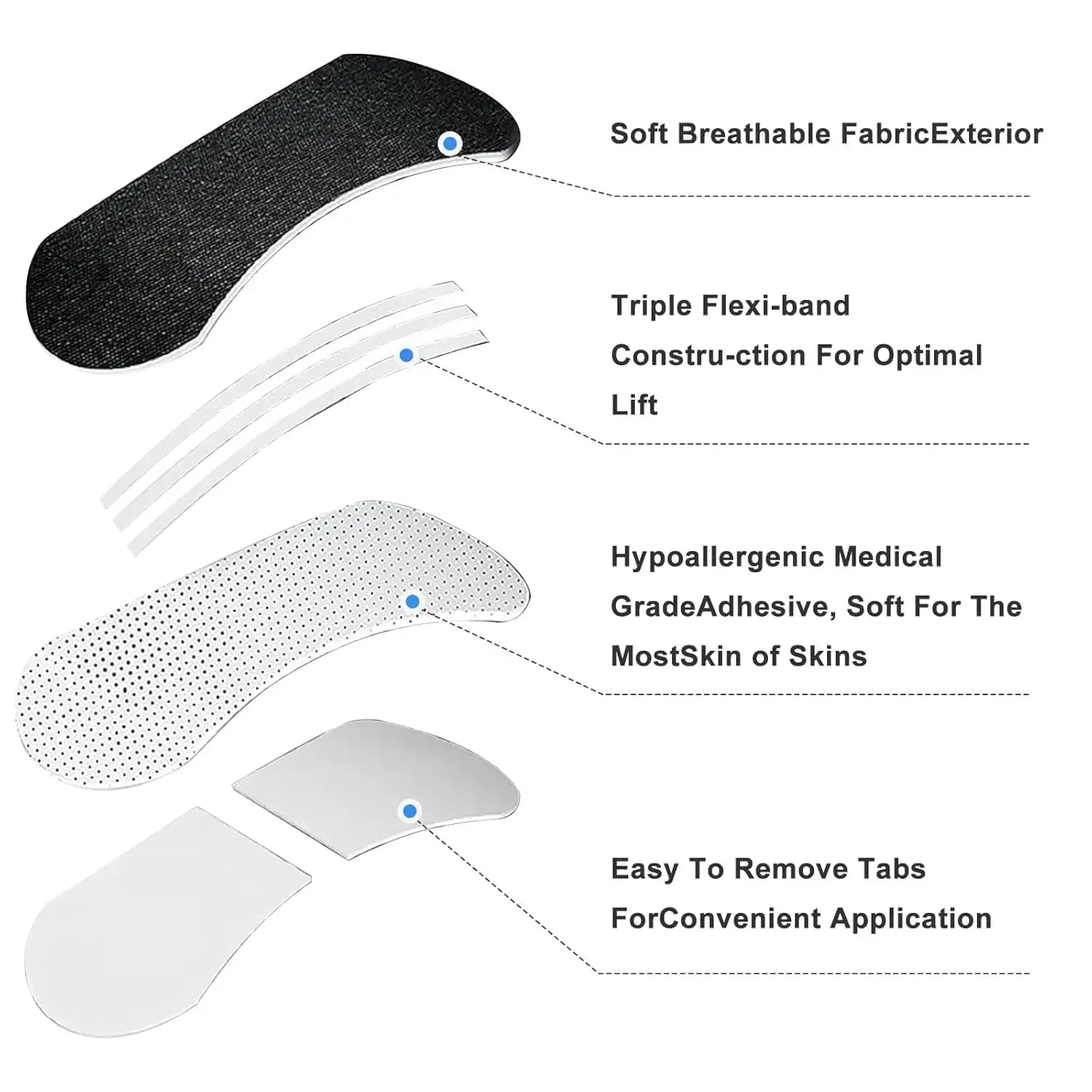 30 90 150 Anti Snoring Nose Strips Breathing Correction Physical Qme