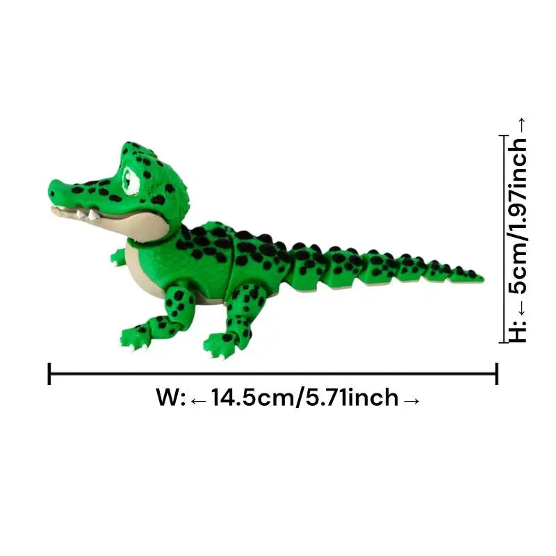 Small Animal Desktop Decor Children Funny Giftrealistic Crocodile Toy Qme Default Title