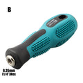 6.35mm 4mm Hex 5mm Round Adapter Handle Magnetic Screw Driver Bits Holder Adapter For Hand Tool Socket Wrench Accessory Qme B