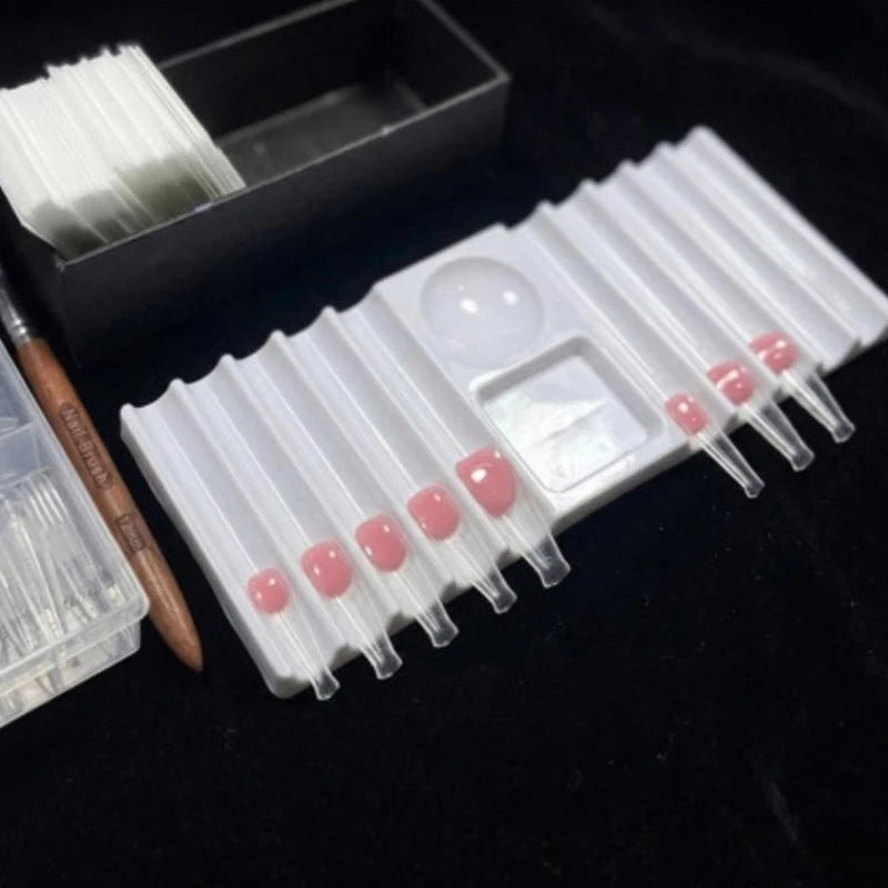 Nail Art Tool Mixing Palette Holder Versatile Brush Support Painting Qme