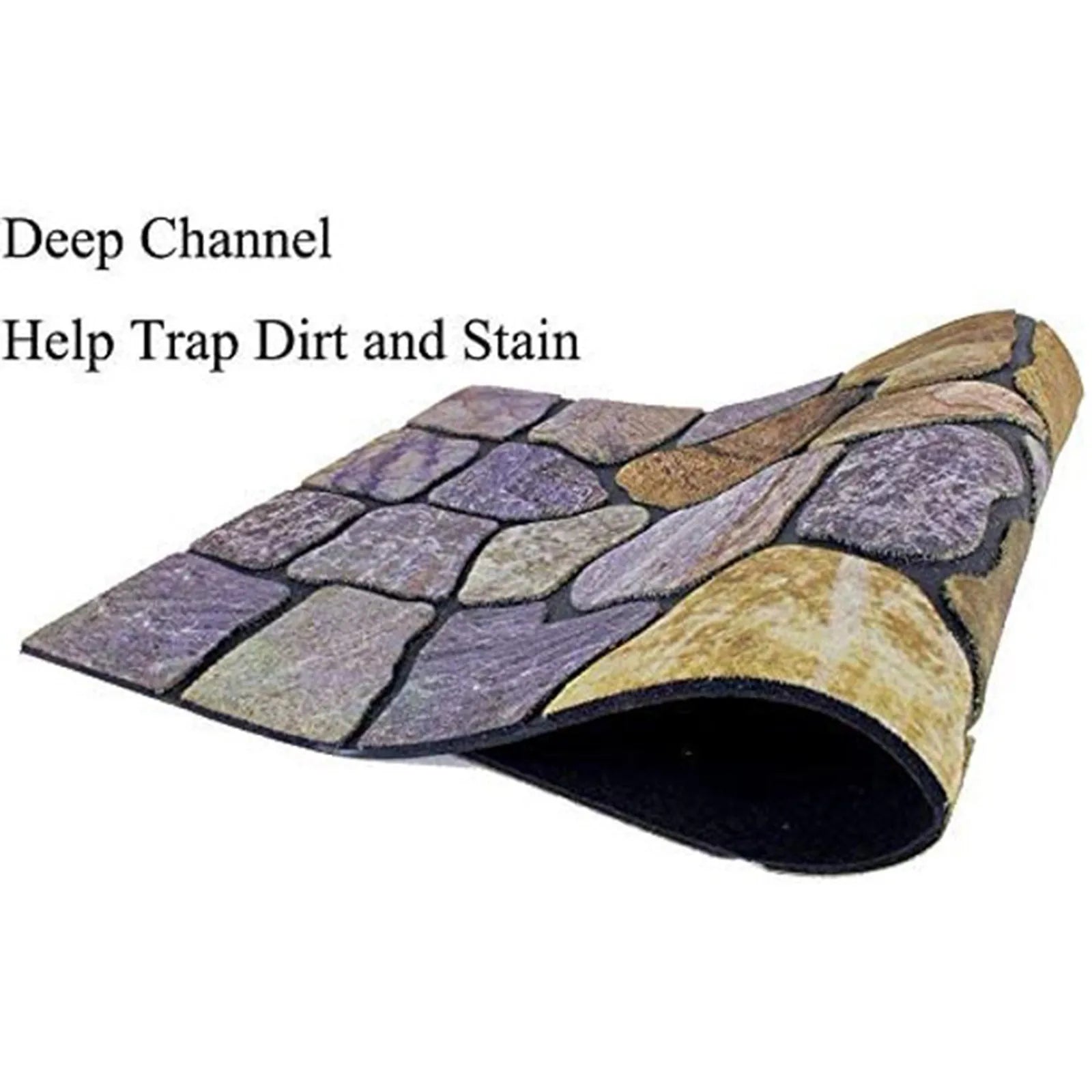 Outdoor Welcome Mat At The Front Door Entrance Non Slip Rubber Doormat Heavy Doormat Shoes Scraper Indoor Low-key Floor Mat Qme