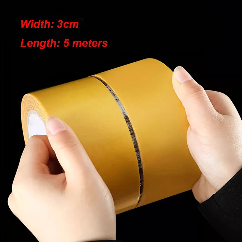 1 roll of strong adhesive fabric tape, no cutting and no marking change pants leg sticker, used for fabric and clothing seam fre Qme