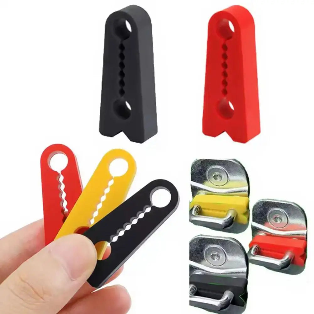 4pc automobile Door Damper Easy Installation Silicone Damper Cushion Car Door Shock-Absorbing Pad For Vehicles RV Truck Trailer Qme