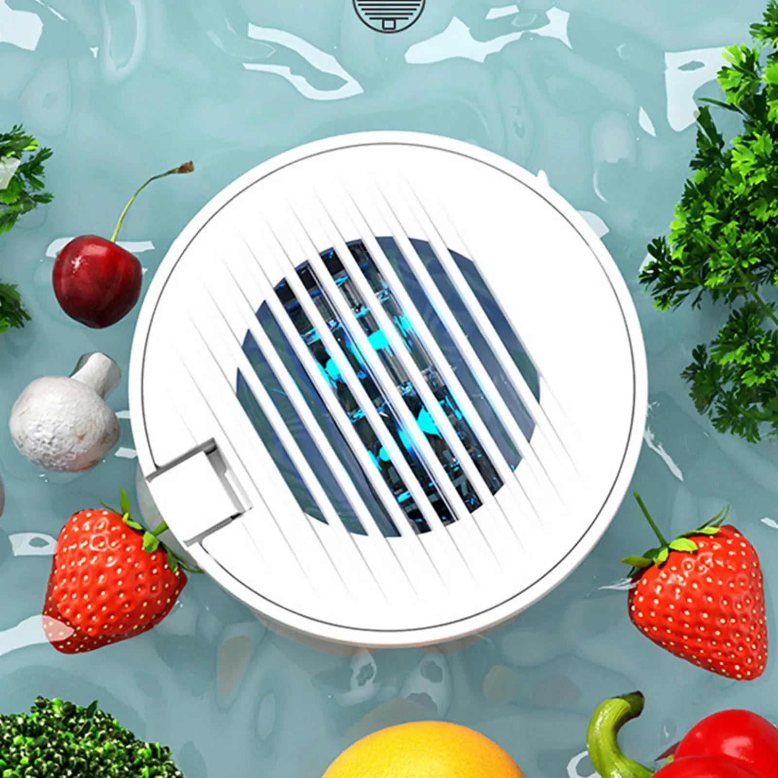 Fruit Cleaner Waterproof Detachable Deep Cleaning Washer Vegetable Qme