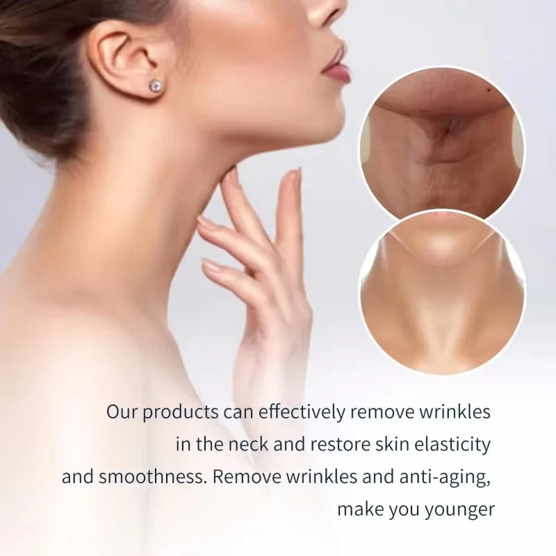 Turmeric Neck Cream Remove Wrinkle Anti-Aging Firming Whitening Moisturizing Nourishing Smooth Tighten Skin Care Beauty Health Qme