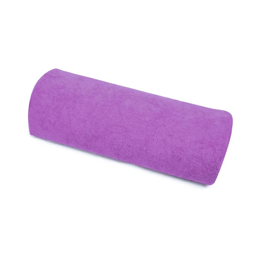 10 Colors Soft Hand Rest Nail Arm Pillow Stand Manicure Table Mat Qme purple