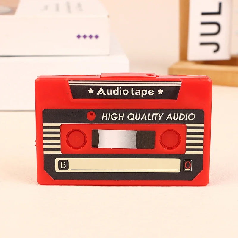 Creative Plastic Voice Recording Cassette Tape 60/300 Seconds Voice Recorder Greeting Card Small gifts Qme