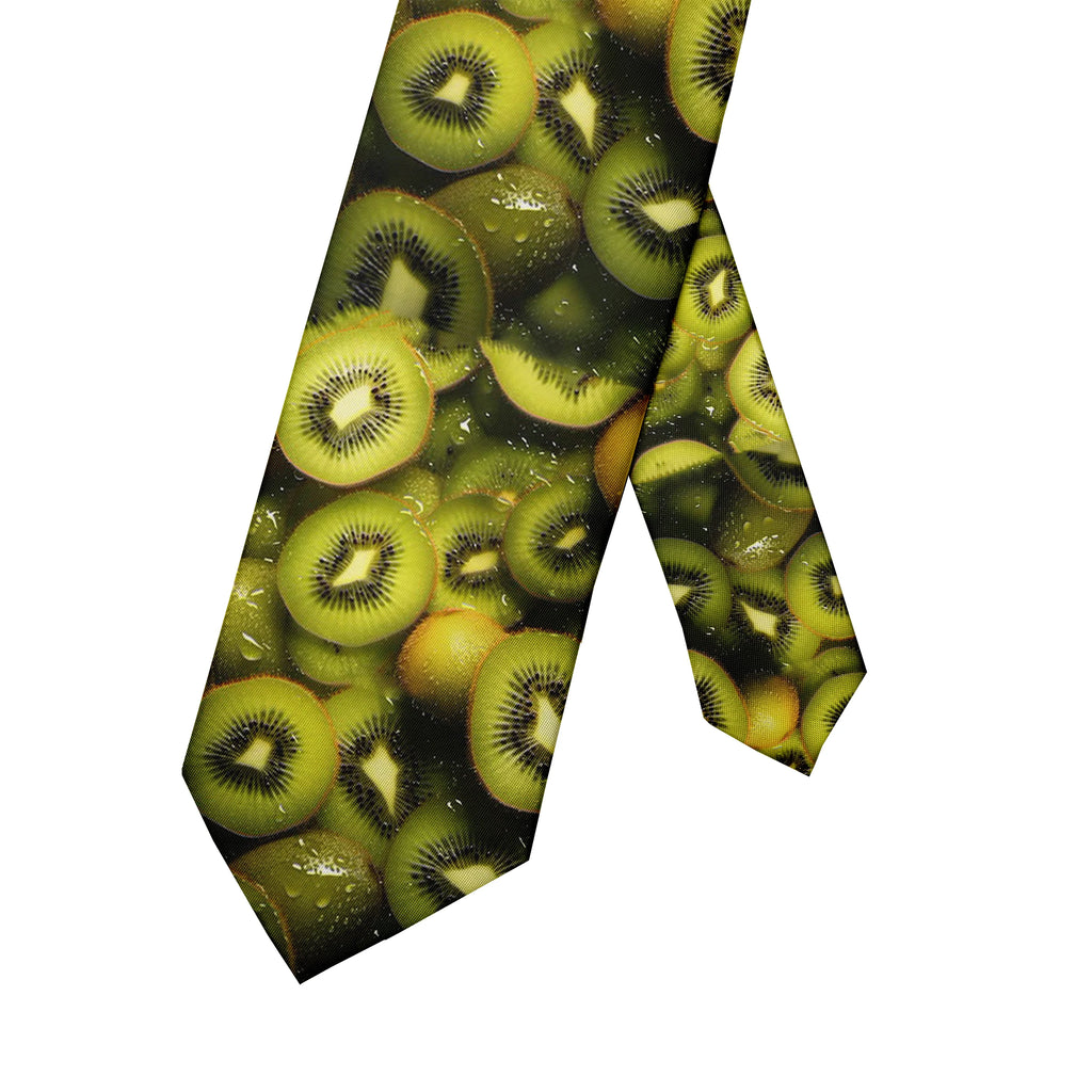 Strawberry Grape Peach Pattern Tie Interesting Fruit 3 Printed Men's Qme